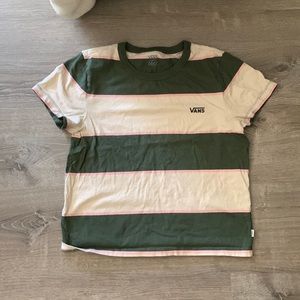 Large striped Vans Tshirt
